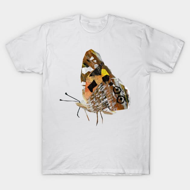 Painted lady butterfly T-Shirt by Babban Gaelg